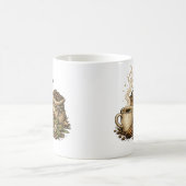 Illustration einer Vintage-Kaffeetasse Kaffeetasse (Mittel)