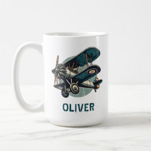 Illustration eines abgenutzten Retro-Vintage-Doppe Kaffeetasse