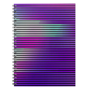 Illustration eines abstrakten Glitch-Hintergrunds. Notizblock