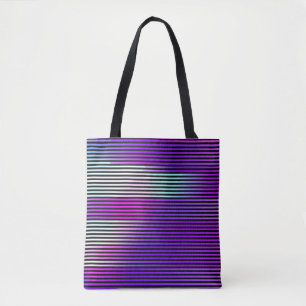 Illustration eines abstrakten Glitch-Hintergrunds. Tasche
