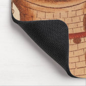 Illustration eines Alchemisten bei der Arbeit Mousepad (Ecke)