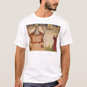 Illustration eines Alchemisten bei der Arbeit T-Shirt