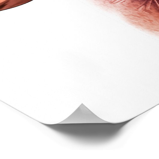 Illustration eines Asthmaanfalls von Pollen Poster (Ecke)