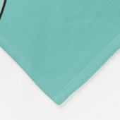 Illustration eines Badesauges Ness Monster. Fleecedecke (Ecke)