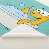 Illustration eines Badesauges Ness Monster. Sherpadecke (3/4)