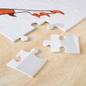 Illustration eines Ballerina TanzRaptors. 2 Puzzle (Seite)