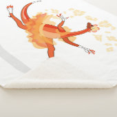 Illustration eines Ballerina TanzRaptors. 2 Sherpadecke (3/4)