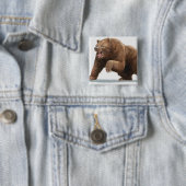 Illustration eines Braunbären Button (Beispiel)