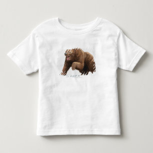 Illustration eines Braunbären Kleinkind T-shirt