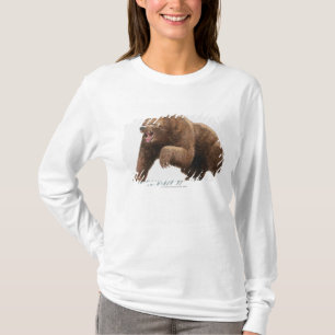Illustration eines Braunbären T-Shirt