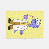 Illustration eines Brontosaurus-Chemisten. Fleecedecke (Vorderseite (Horizontal))