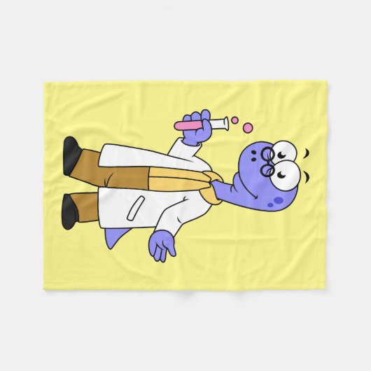 Illustration eines Brontosaurus-Chemisten. Fleecedecke (Vorderseite (Horizontal))