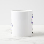 Illustration eines Brontosaurus-Chemisten. Jumbo-Tasse (Vorderseite)