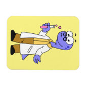 Illustration eines Brontosaurus-Chemisten. Magnet (Horizontal)