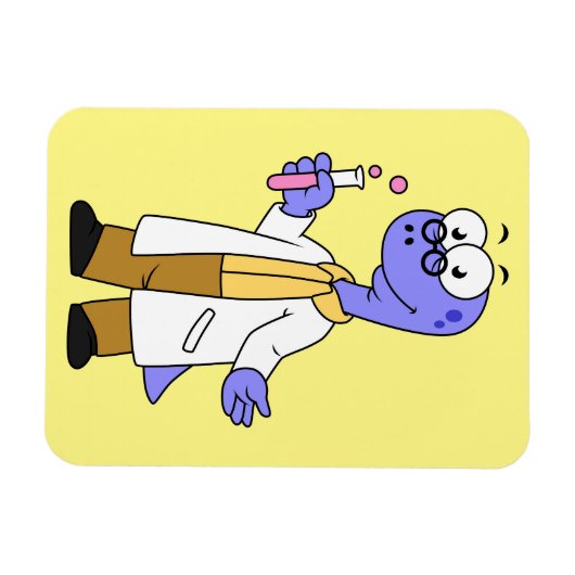 Illustration eines Brontosaurus-Chemisten. Magnet (Horizontal)