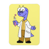 Illustration eines Brontosaurus-Chemisten. Magnet (Vertikal)