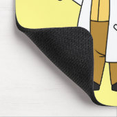 Illustration eines Brontosaurus-Chemisten. Mousepad (Ecke)