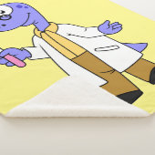 Illustration eines Brontosaurus-Chemisten. Sherpadecke (3/4)