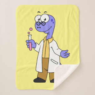 Illustration eines Brontosaurus-Chemisten. Sherpadecke