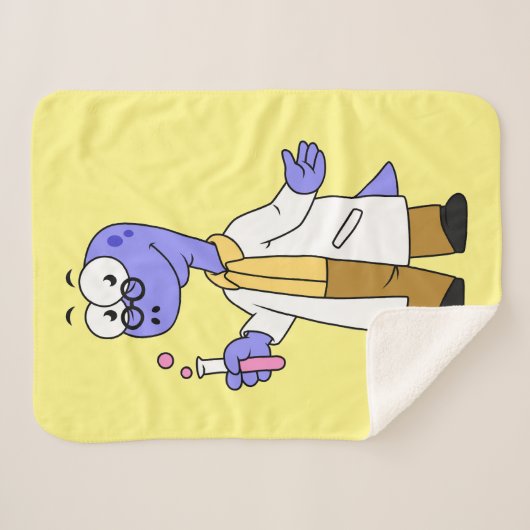 Illustration eines Brontosaurus-Chemisten. Sherpadecke (Vorderseite (Horizontal))