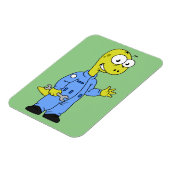 Illustration eines Brontosaurus-Mechanismus. Magnet (Linke Seite)