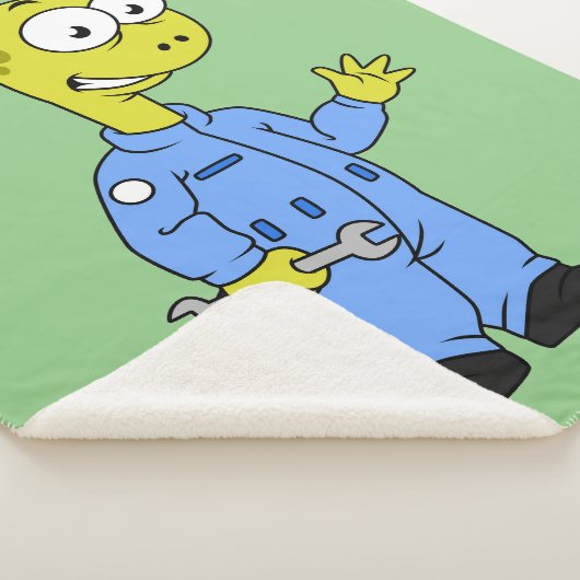 Illustration eines Brontosaurus-Mechanismus. Sherpadecke (3/4)