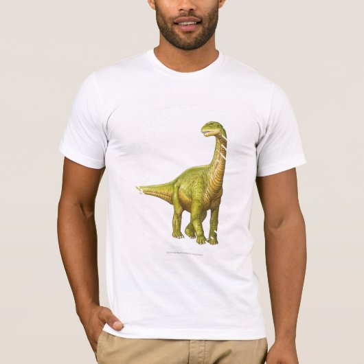 Illustration eines Camarasaurus T-Shirt (Vorderseite)