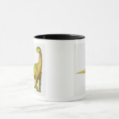 Illustration eines Camarasaurus Tasse (Zentrum)