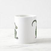 Illustration eines Cartoon Brontosaurus Denken. Kaffeetasse (Mittel)