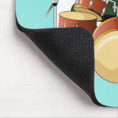 Illustration eines Chasmosaurus, der die Trommeln Mousepad (Ecke)