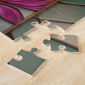 Illustration eines gefestigten Glases eines Hummin Puzzle (Seite)