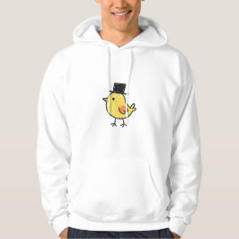 Illustration eines Gentleman-Küken Hoodie