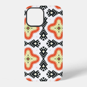 Illustration eines hellen mehrfarbigen Teppichs mi iPhone 12 Hülle