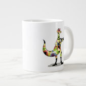 Illustration eines Iguanodon-Fotografen. Jumbo-Tasse (Vorderseite Rechts)