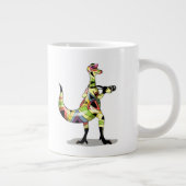 Illustration eines Iguanodon-Fotografen. Jumbo-Tasse (Rechts)