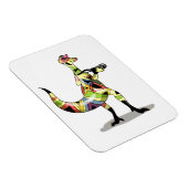 Illustration eines Iguanodon-Fotografen. Magnet (Rechte Seite)