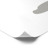 Illustration eines Iguanodon-Fotografen. Poster (Ecke)