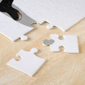 Illustration eines Iguanodon-Fotografen. Puzzle (Seite)