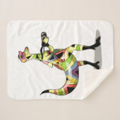 Illustration eines Iguanodon-Fotografen. Sherpadecke (Vorderseite (Horizontal))