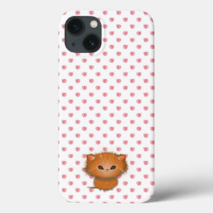 Illustration eines kleinen orangefarbenen Tabby-Ka Case-Mate iPhone Hülle