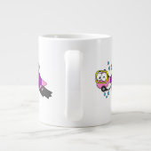 Illustration eines Loch Ness Monster Scuba Divers. Jumbo-Tasse (Rückseite)