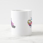 Illustration eines Loch Ness Monster Scuba Divers. Jumbo-Tasse (Vorderseite)