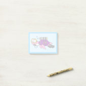 Illustration eines Loch Ness Monster Scuba Divers. Post-it Klebezettel (Auf Schreibtisch)