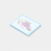 Illustration eines Loch Ness Monster Scuba Divers. Post-it Klebezettel (angewinkelt)