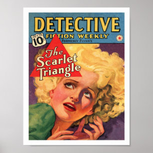 ILLUSTRATION EINES MAGAZINCOVERS AUS DEN 1930ER JA POSTER