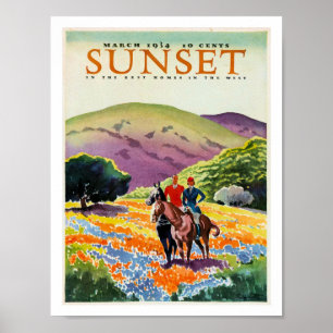 ILLUSTRATION EINES MAGAZINUMSCHLAGS VON 1934 POSTER