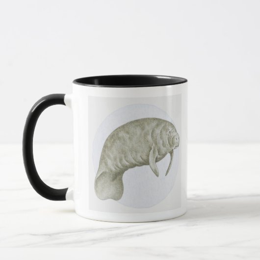 Illustration eines Manatiss (Trichechus SP.) Tasse (Links)