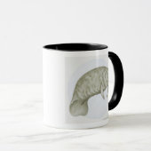 Illustration eines Manatiss (Trichechus SP.) Tasse (VorderseiteRechts)