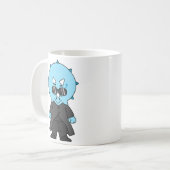 Illustration eines Matrix-Triceratops. Kaffeetasse (Vorderseite Links)