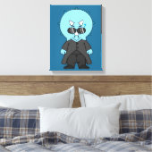 Illustration eines Matrix-Triceratops. Leinwanddruck (Insitu (Schlafzimmer))